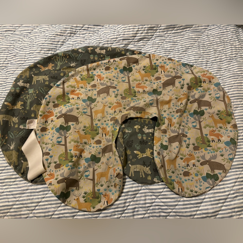 2 boppy pillow covers